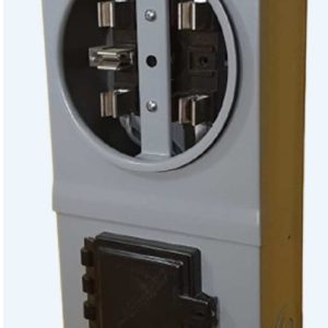 Single-phase integral metering base 5 terminals 125 amp. overhead power supply