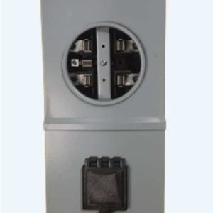 Single-phase integral measurement base 5 terminals 225 amp. overhead connection