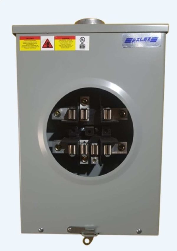 Base para watthorímetro mono/trifásico 5/7 terminales 225 amp acometida aérea