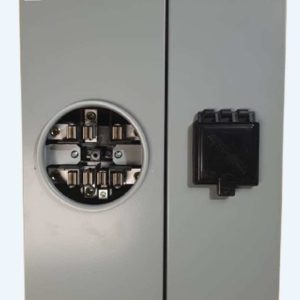 Single-phase integral metering base 5 terminals 225 amp. underground connection