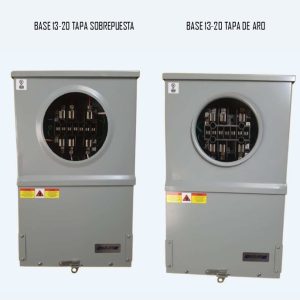 Bases 13-20 for three-phase watt-hour meter